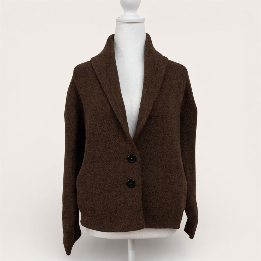 Peruvian Connection Harstad Knit Coat Alpaca Women’s Medium EUC